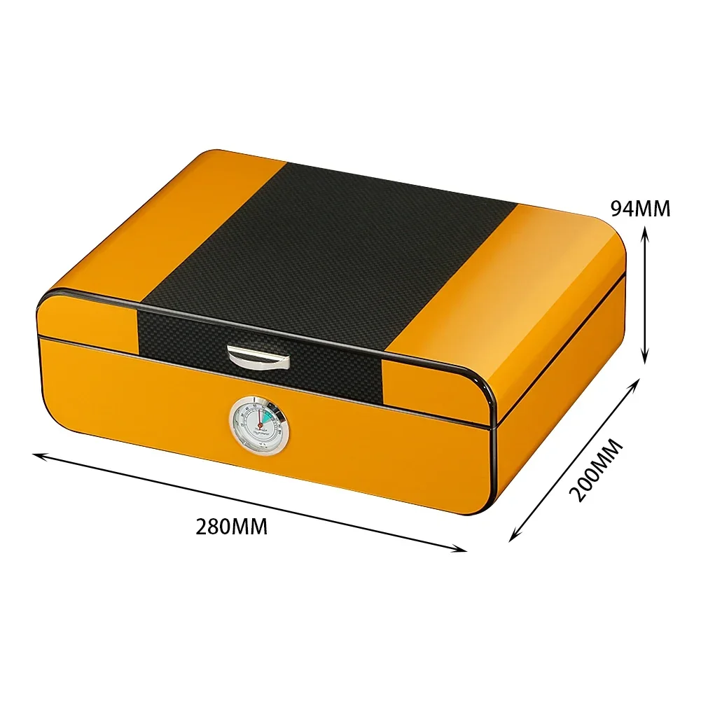 Cases Cigar Box Cedar Humidor Home Indoor Fit About 35 Cigars With Humidifier Hygrometer Storage Cigar Humidor Box Portable