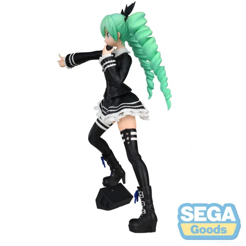 SEGA Original Genuine Vocaloid Singer Project DIVA- Arcade Future Tone Hatsune Miku Dark Angel 23cm Model Toy SPM Figures Gifts