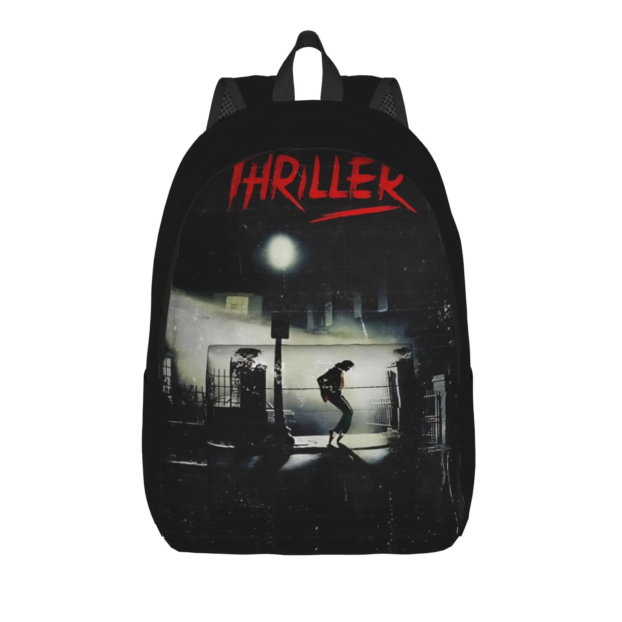 Back to school season Large Capacity 80s retro pop Handbag Michael Jacksonn Unisex Storage Bag Backpack