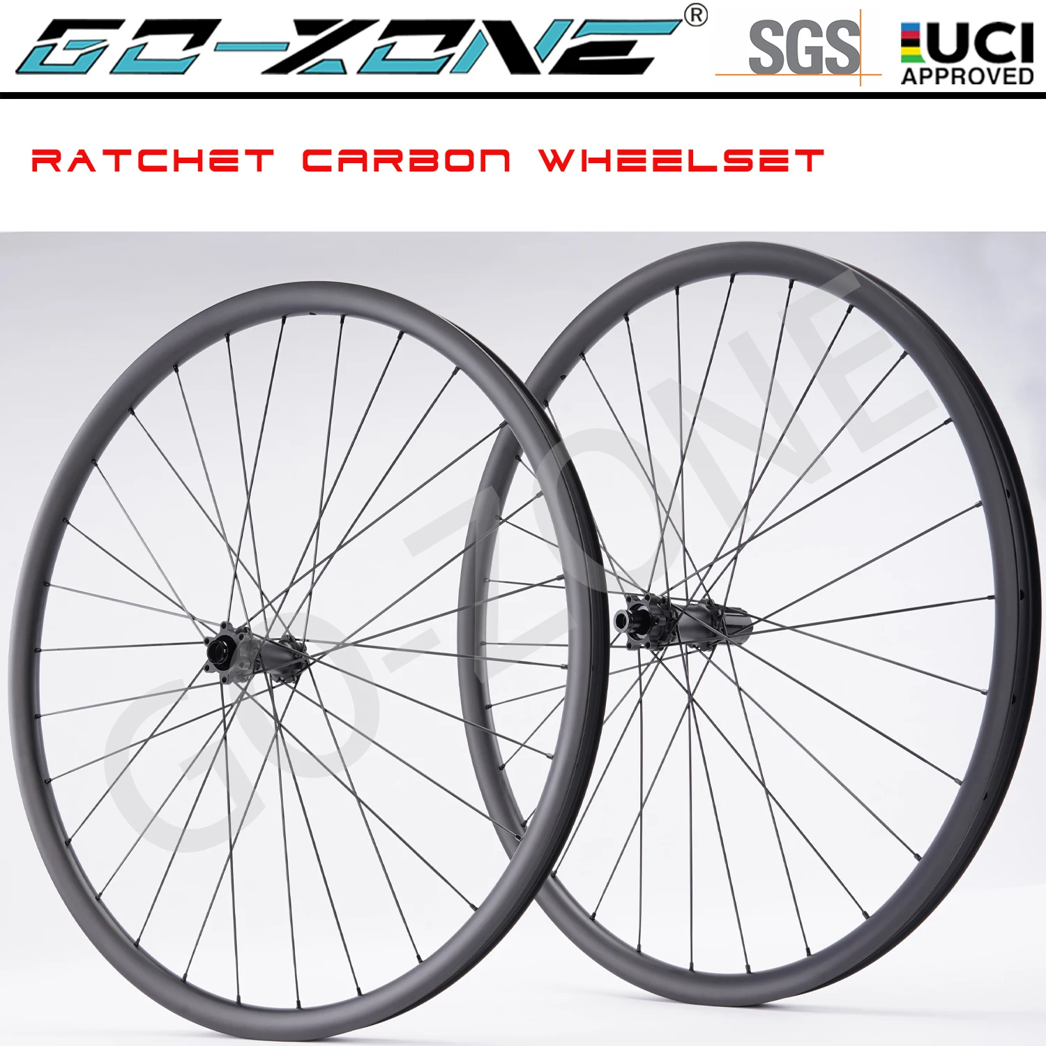 

UCI Approved Carbon MTB Wheelset 29 Ratchet System 6 Bolt / Center Lock Boost 15x110 12x148 Tubeless 29er Mountain Bike Wheels