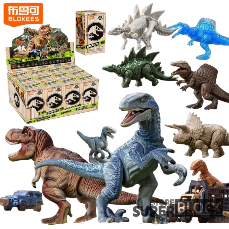 

BLOKEES Building Block Man Nature Collection-Jurassic World Модель динозавров Игрушка Коллекция фигурок Подарок