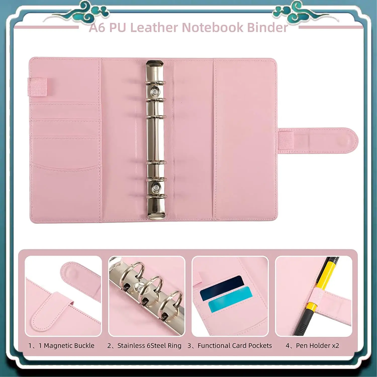 

Простые в использовании денежные конверты для составления бюджета, бюджетная папка формата А6, карманы для переплета, бюджетные листы, органайзер для папок денег