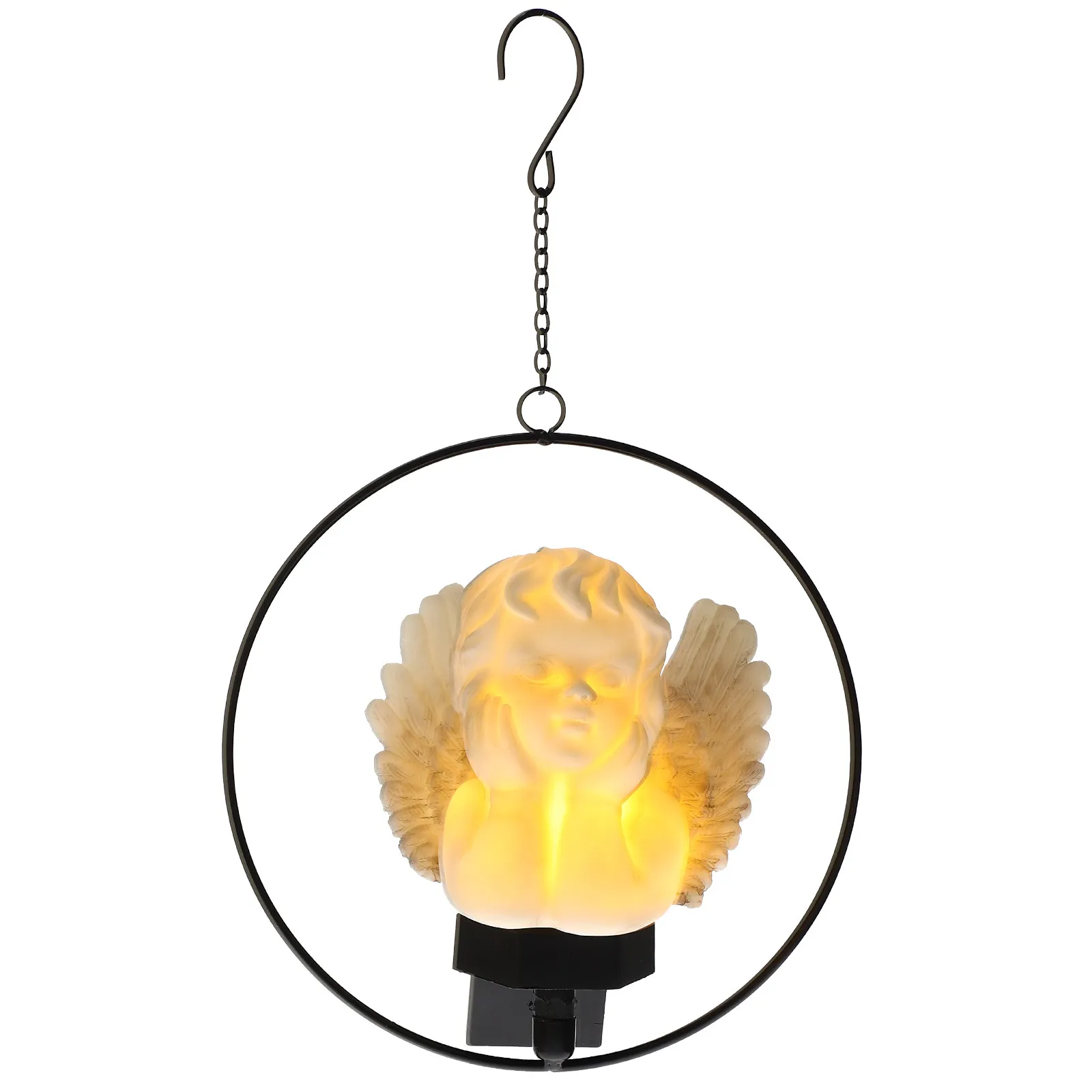 

Hanging Solar Angel Light Outdoor Garden Pathway Lamp LED Decorative Solar Lawn Light Garden Ornament