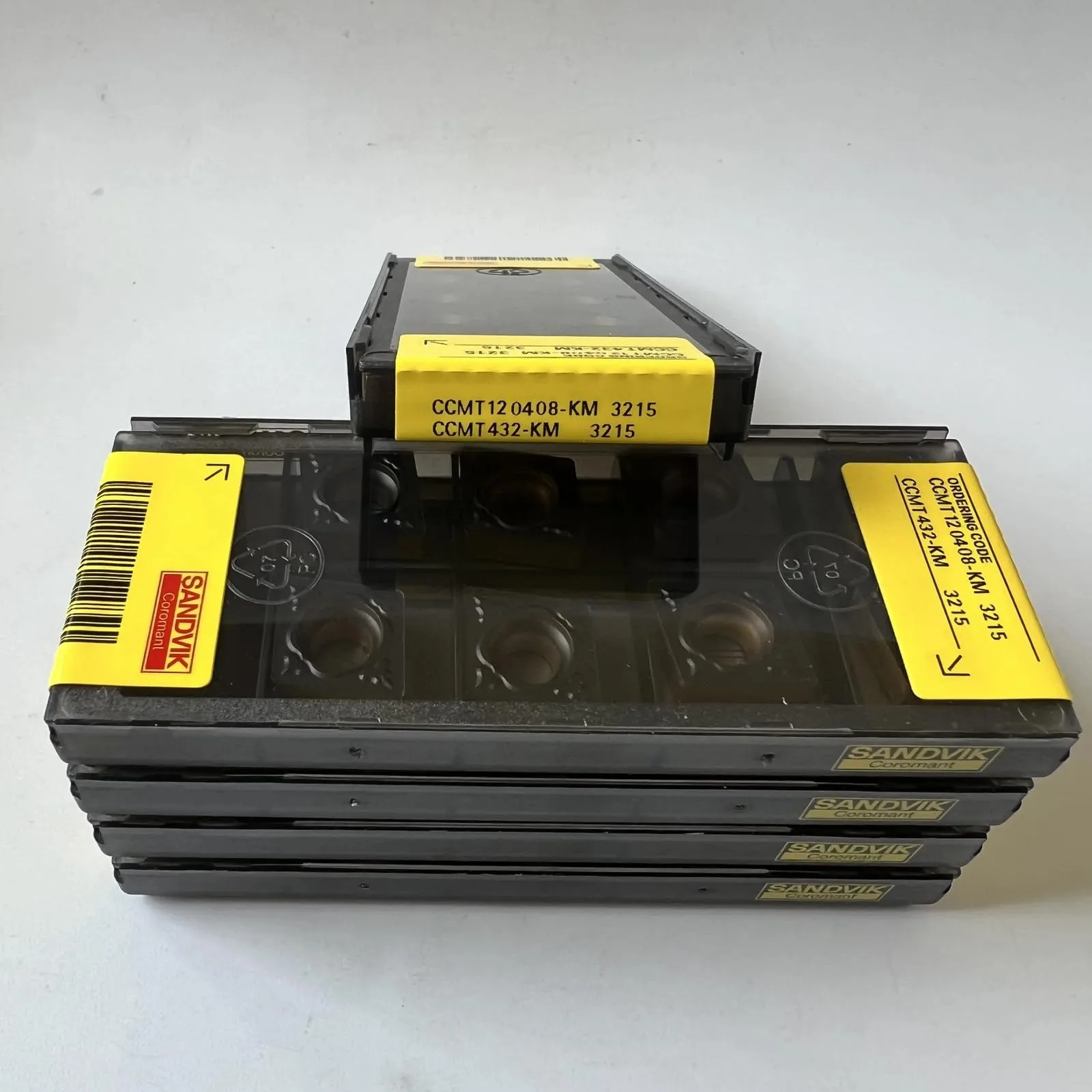 Originale SANDVIK / CCMT120408-KM 3215 / Lama CNC in lega dura 10 pezzi