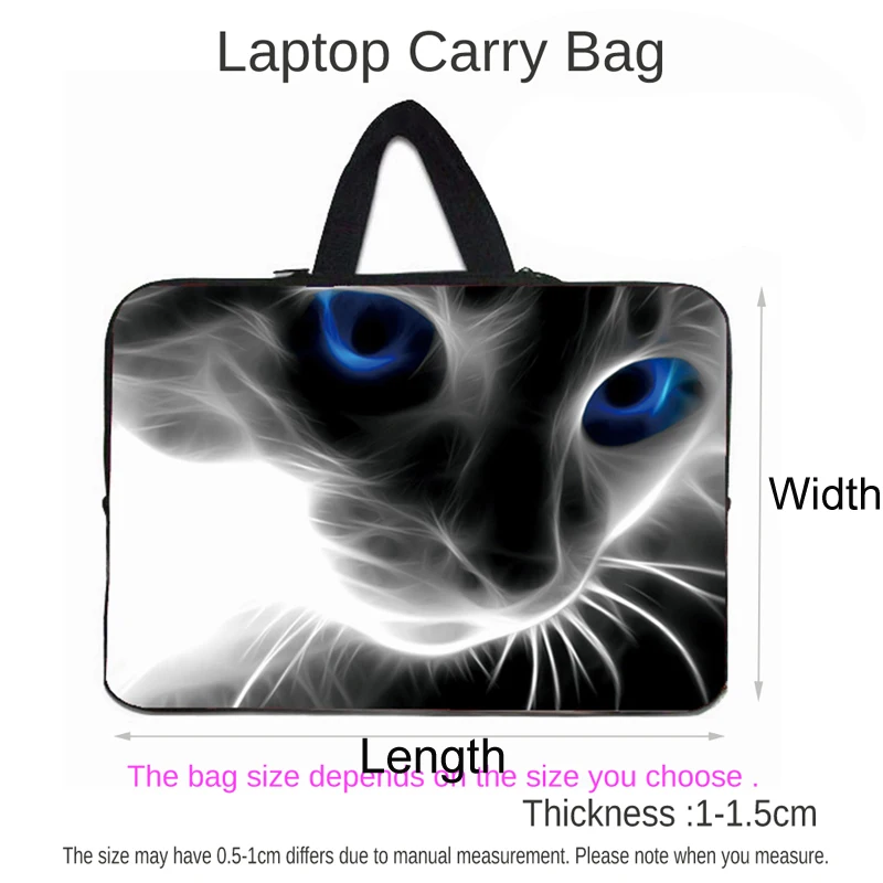 10 12 17 17.3 Laptop Bag Case 14 Computer Cover Notebook Pouch For Macbook Air 13.6 M3 Lenovo Legion Go 15.6\