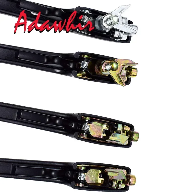 4pcs Outside Exterior Door Handles 191837205A 191837206A for VW Golf Jetta Quantum Rabbit Scirocco 1980-1992
