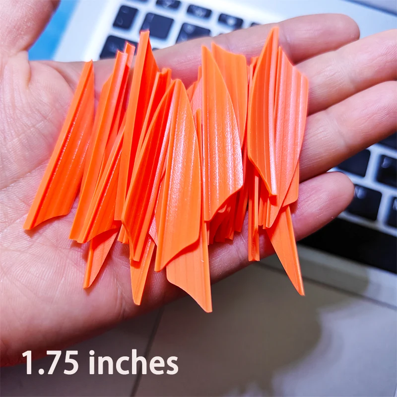 50/100 pcs Arrow Vanes 1.75Inch Air Groove Vanes Rubber Vanes Used For Archery  Shooting Accessories