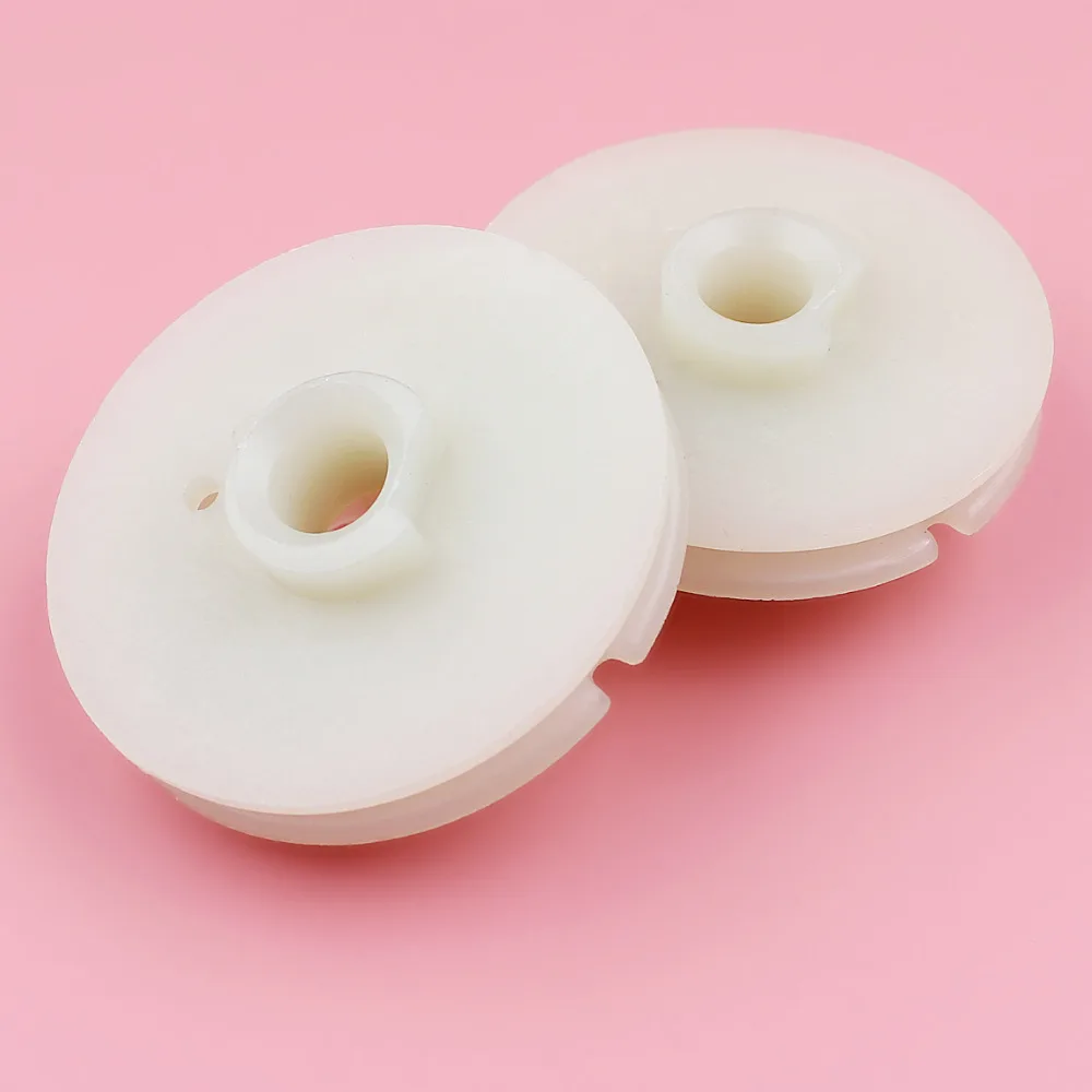 2ชิ้น/ล็อต Recoil Rewind Starter Pulley สำหรับ Husqvarna 50 51 55 Rancher Chainsaw อะไหล่เปลี่ยน Бензопила