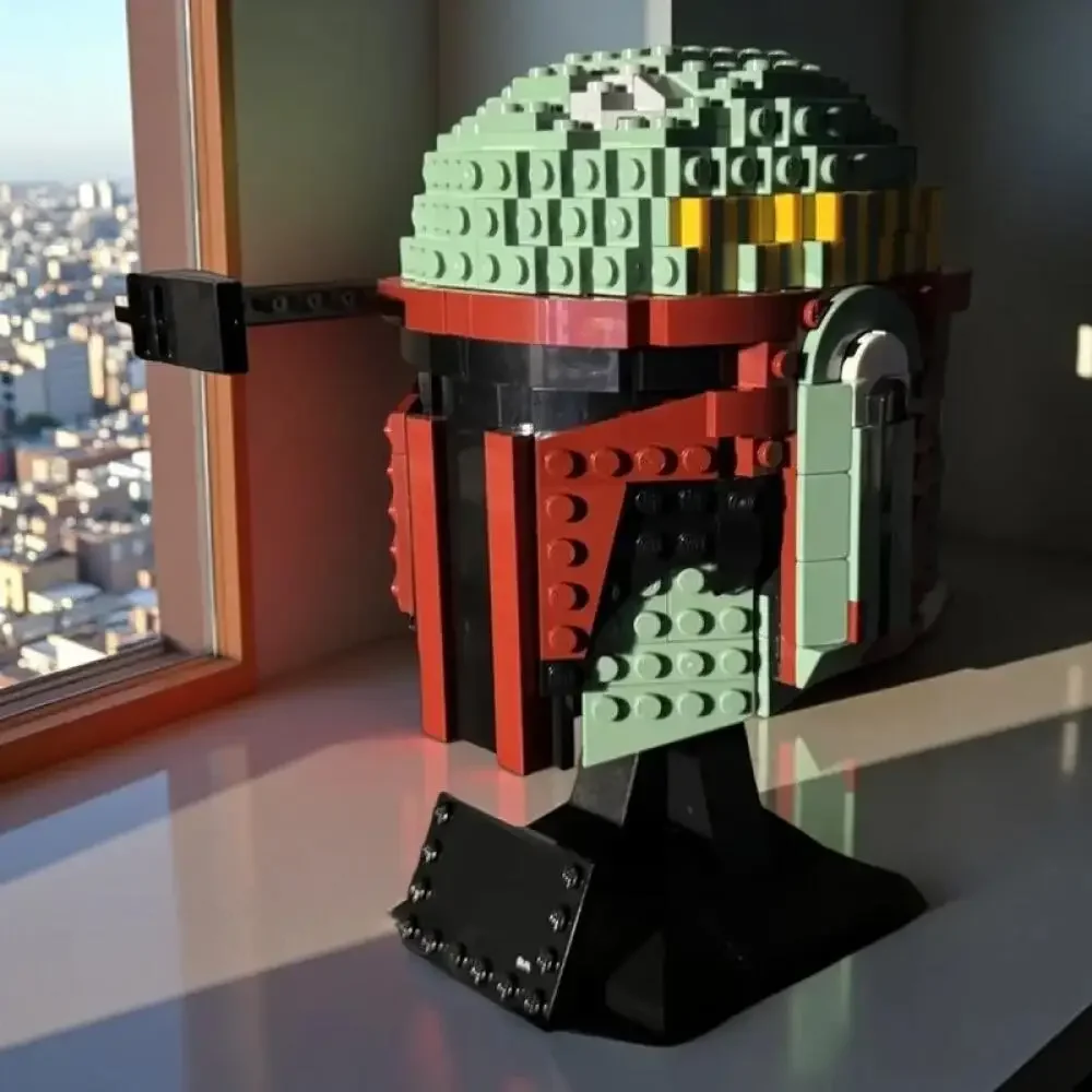 625 قطعة خوذة التجميع صالح 75277 الطوب بوبا لتقوم بها بنفسك خطة نجوم الفضاء MOC اللبنات لعبة هدية الكريسماس للأصدقاء