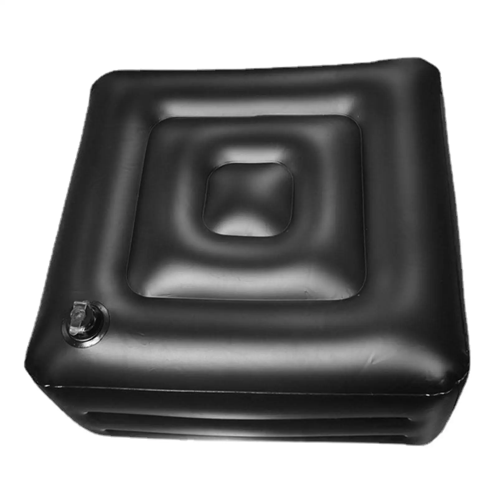 Inflatable Square Stool Chair, Stool Adjustable Height Cushion, Inflatable Stool Ottoman, Inflatable Sofa, for Flights Outdoor