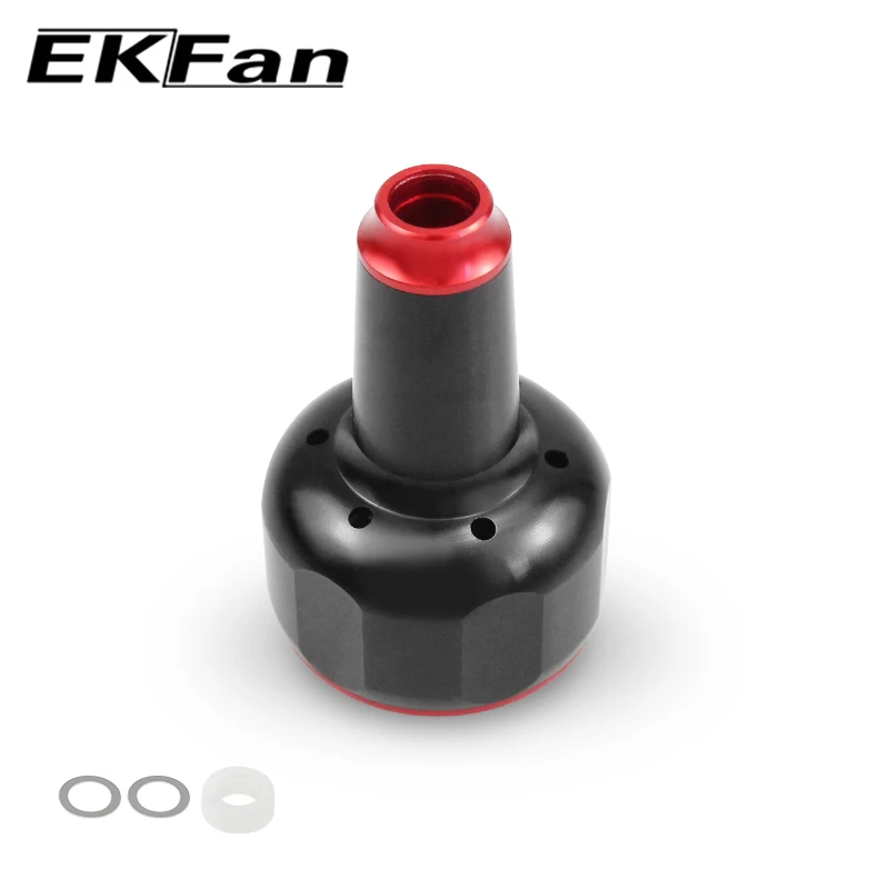 Imagem -03 - Ekfan-alloy Knobs para Spinning e Bastcast Reels Eixo mm 7x4x2.5 mm Bearing Novidades 14.5g