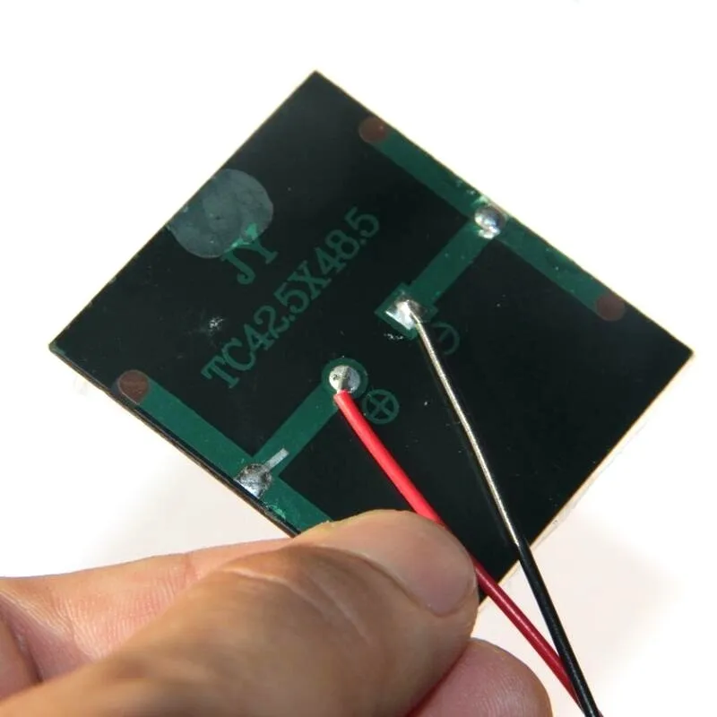 0.36W 2V Polykristallijne Zonnepaneel Mobiele Module Met Draad Zonnelader Voor 1.2V-1.5V batterij Speelgoed Paneel Epoxy 5 stks/partij
