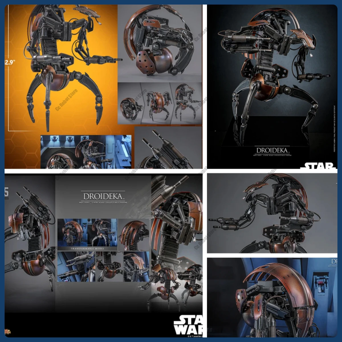 

Original Popular Toy HT MMS755 Robot Darth Star Wars: Episode I – The Phantom Menace 1/6 Scale in Stock Gift Collectible