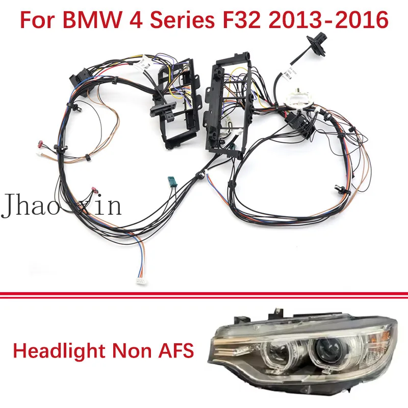 

Комплект внутренней проводки передних фар для BMW 4 серии F32 (2013-2016) без AFS, жгут проводов фар.