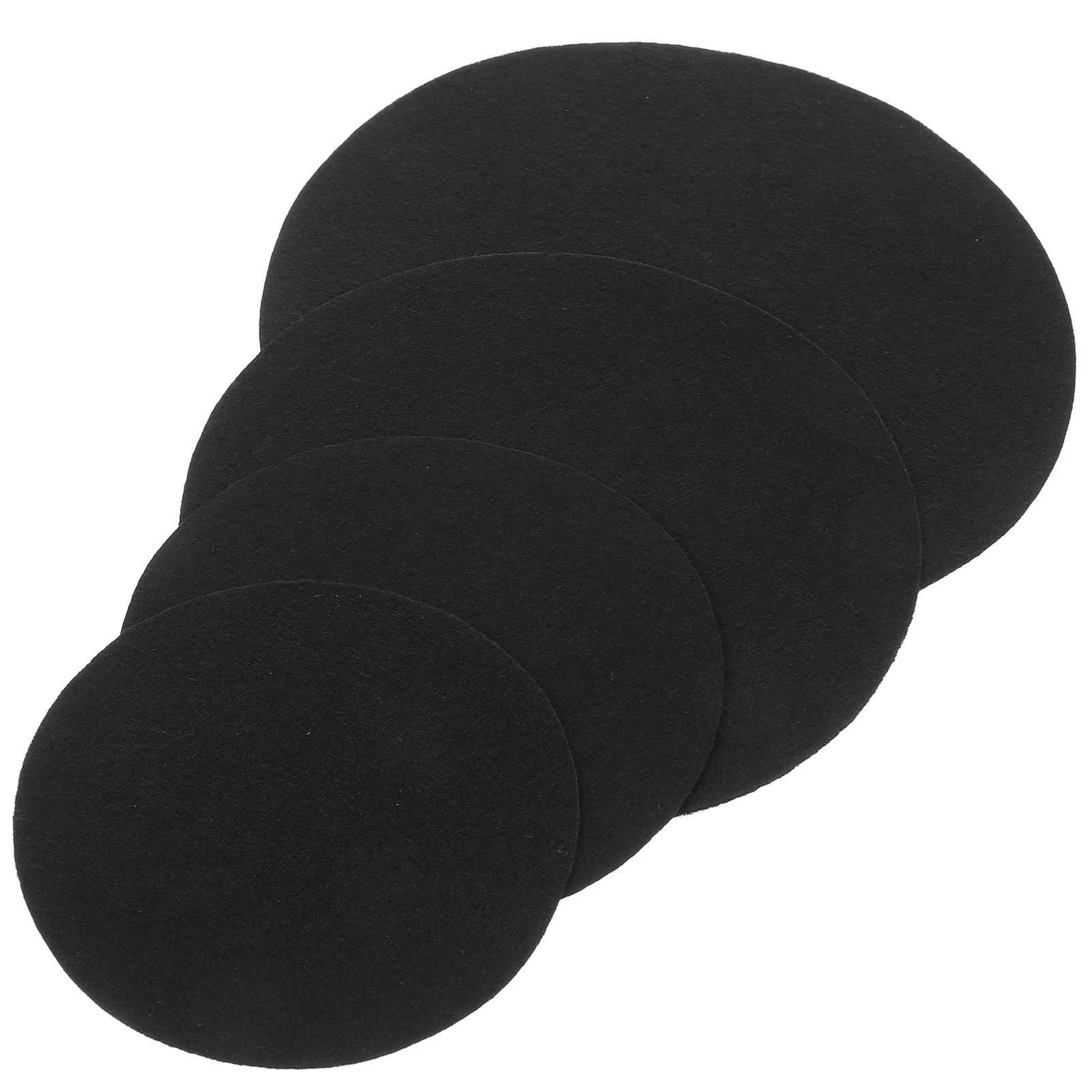 40pcs Flower Pot Bottom Pad Non-Woven Fabric Round Drainage Gasket For Plant Saucer Bonsai Mat Planter Base Cushion Garden