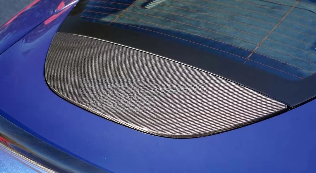 Dry Carbon Fiber Body Kit Rear Deck Panel N Style