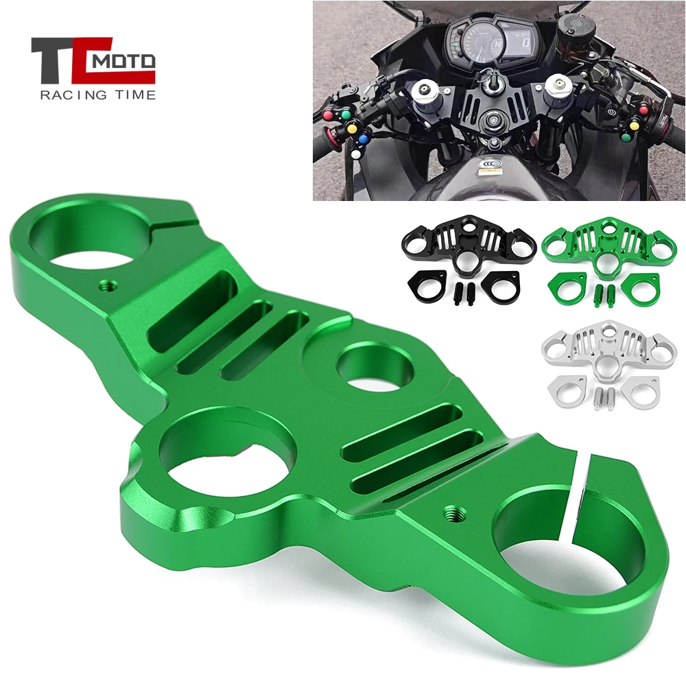 

Front Fork Triple Clamp Top Plate For Kawasaki Ninja 400 Z400 2018-2023 Motorcycle Upper Triple Tree Top Clamp Accessories