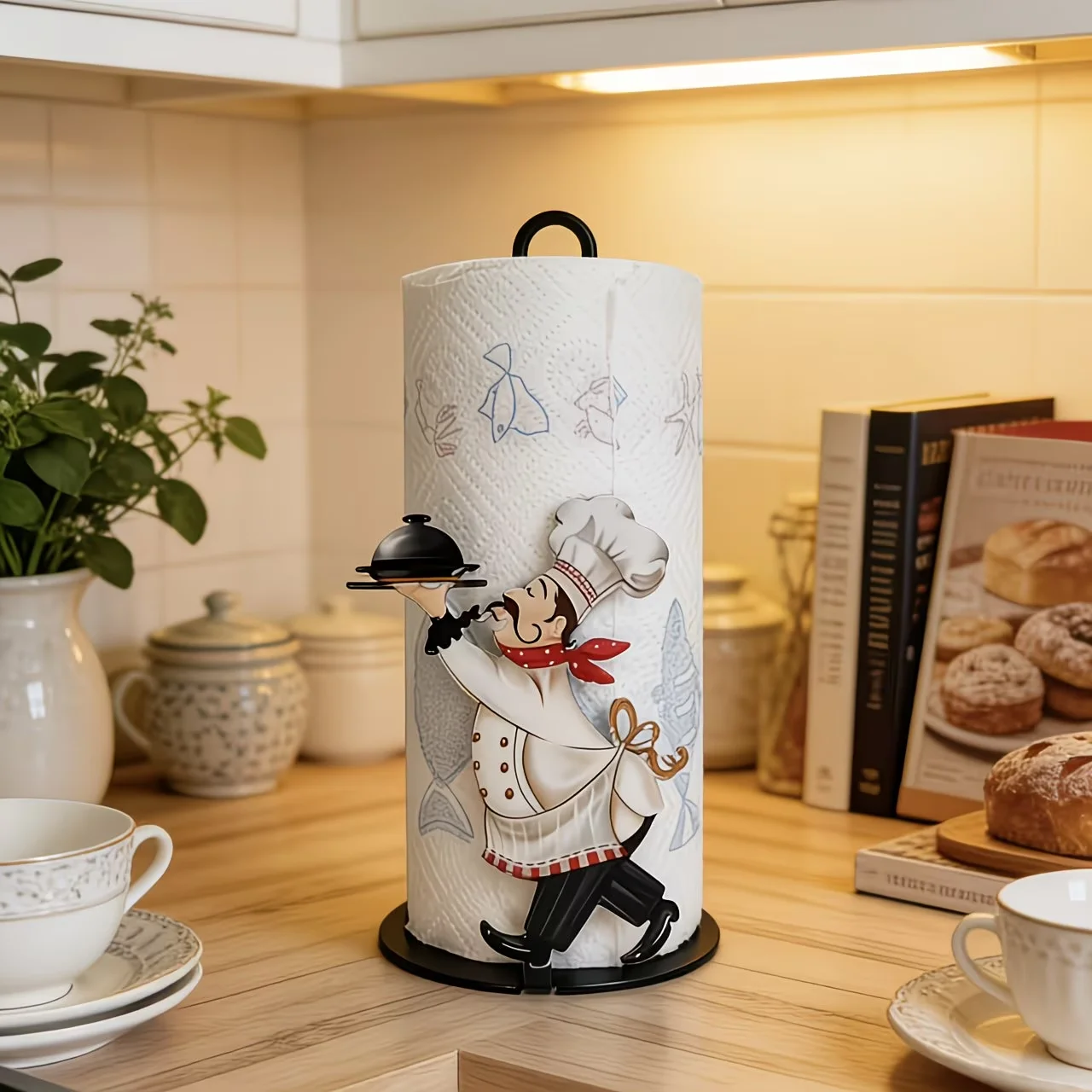 Tissue Holder with Tray, Frees - Kitchen Baking Paper Holder recension och pris