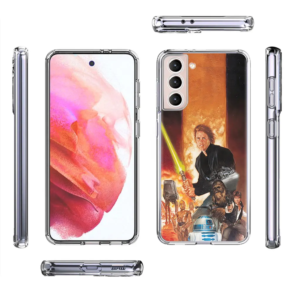 Anakin Darth Vader Luke Skywalker Case for Samsung Galaxy S23 S20 S21 FE S22 S24 Ultra S8 S10 Lite S9 Plus S10e TPU Phone Cover