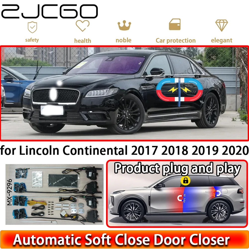 

for Lincoln Continental 2017 2018 2019 2020 Soft Close Door Kit Power Closing Latch System Auto Pull Door Easy Close Plug & Play