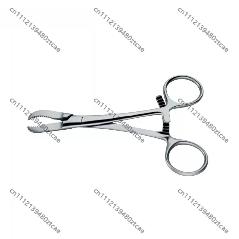 Toothed Reduction Forceps Crab Style Gripping Forceps Bone Forceps Pet Small Animal Veterinary Orthopedic Surgical Instrument