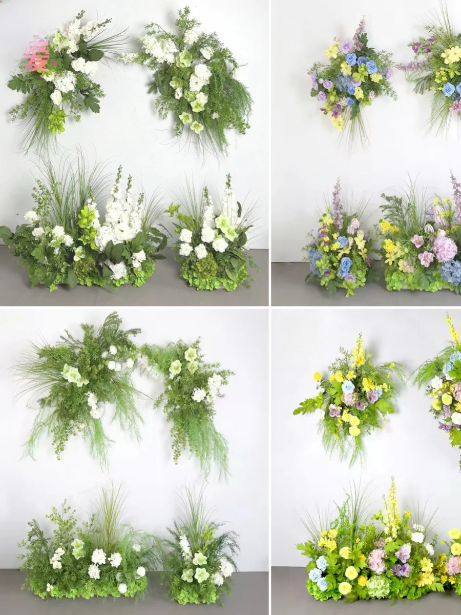 

Искусственные цветы для свадебного декора: элитные подвесные цветы, лесная система, букет невесты, искусственные цветы для арт-арранжировок...