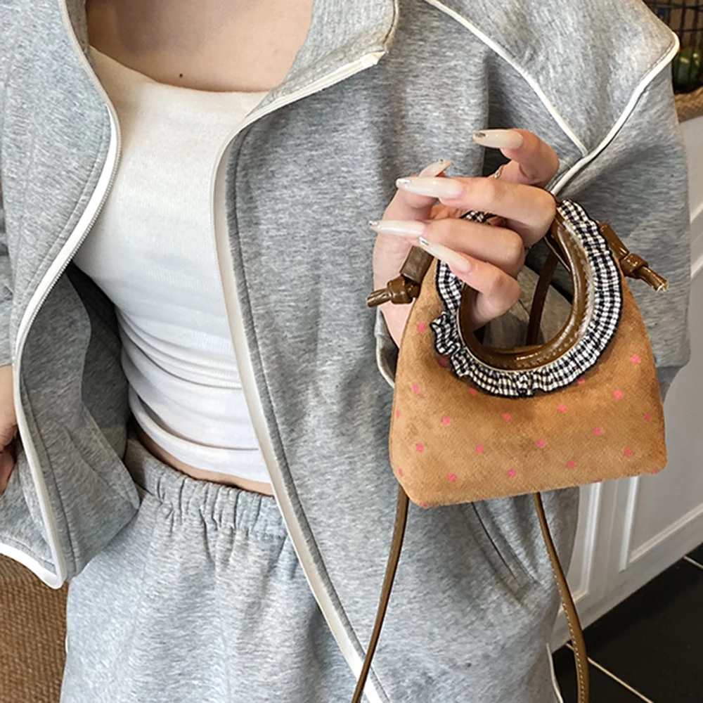 Tas Tangan Suede Mini Manis Ta - Half Moon Bag Suede ulasan dan harga