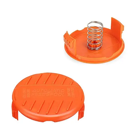 Weed Wacker Bump Cap Reservdel RC-100-P Spolkåpa Skydd och Fjäder för BLACK+DECKER AFS Trimmer 8 best sales Black Decker-delar - №6