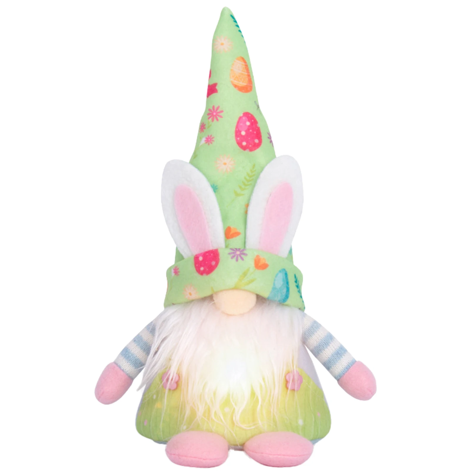 

Пасхальный гном освещение плюшевая кукла сидящий сезонный гном украшение дома подарок для детей девочек