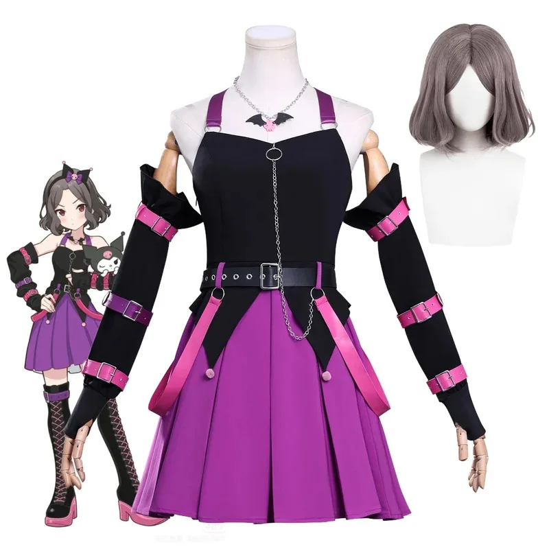 애니메이션 GIRLS BAND CRY TOMO EBIZUKA 코스프레 의상 Wigx;2'c,5.b;7'