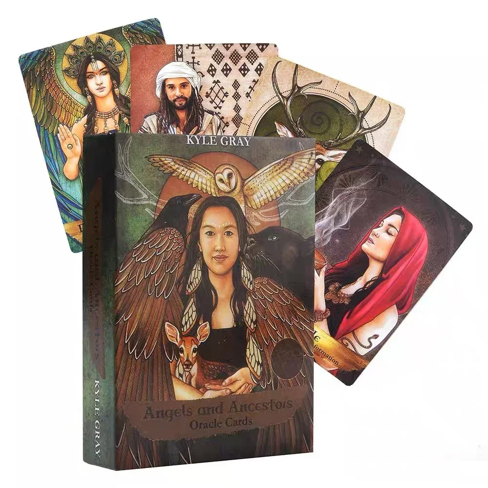 Angels and Ancestors Oracle Cards 55-Card Deck and Guidebook Kyle Gray Complete