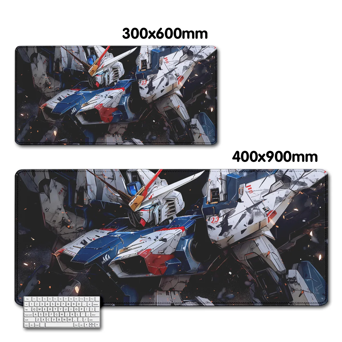 Anime g-gundames mouse pad oyun kilitleme kenar büyük bilgisayar Gamer büyük kauçuk sanat oyunu teclado Mousepad Laptop masası manga Mat