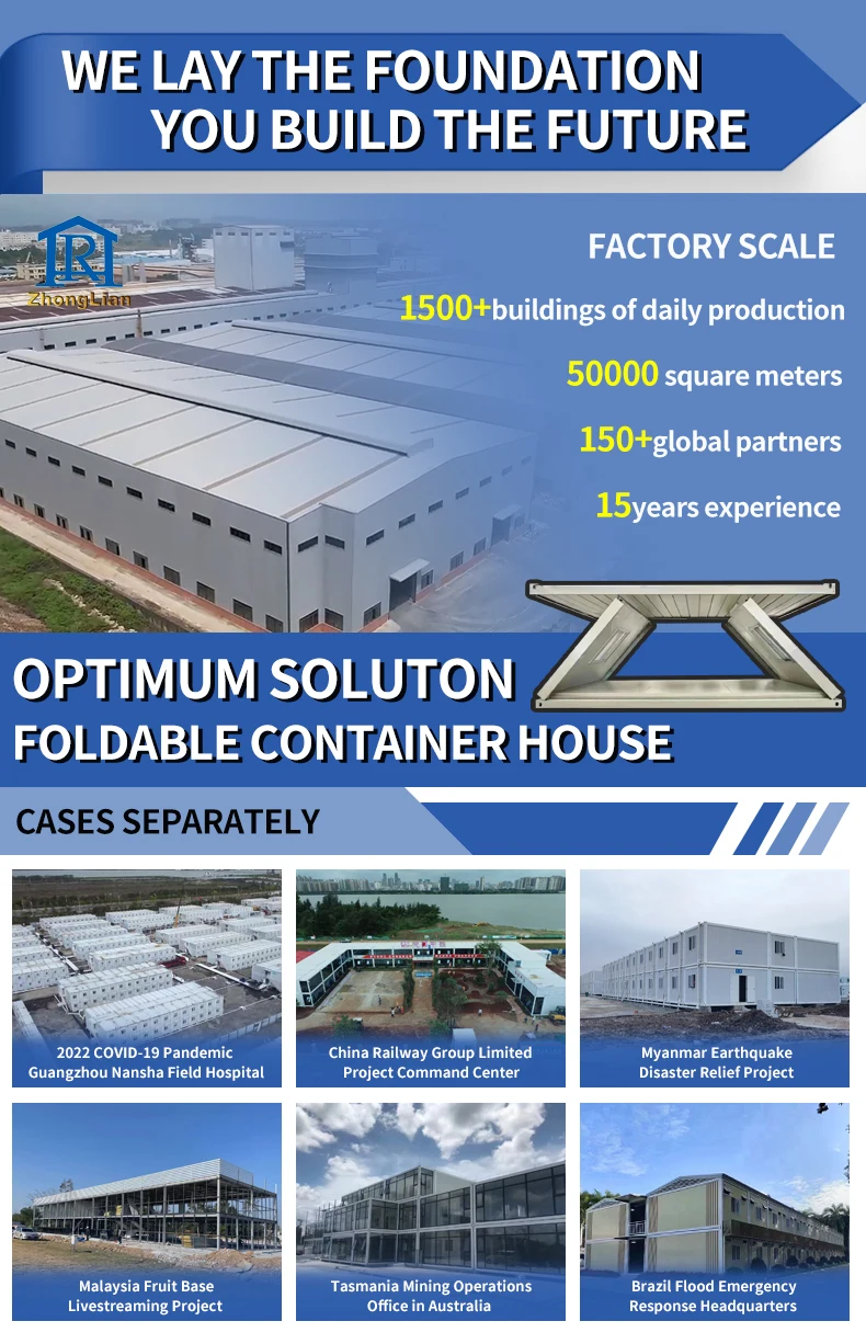 Expandable Folding Container House with Steel Construction and Sauna Relaxation Room for Hotel and Apartment Use