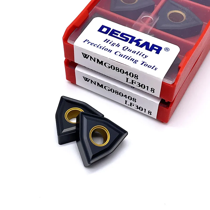 Deskarar WNMG080404 WNMG080408 WNMG080412 LF3018 CNC torno cortador de torneado piezas de herramientas para hierro fundido