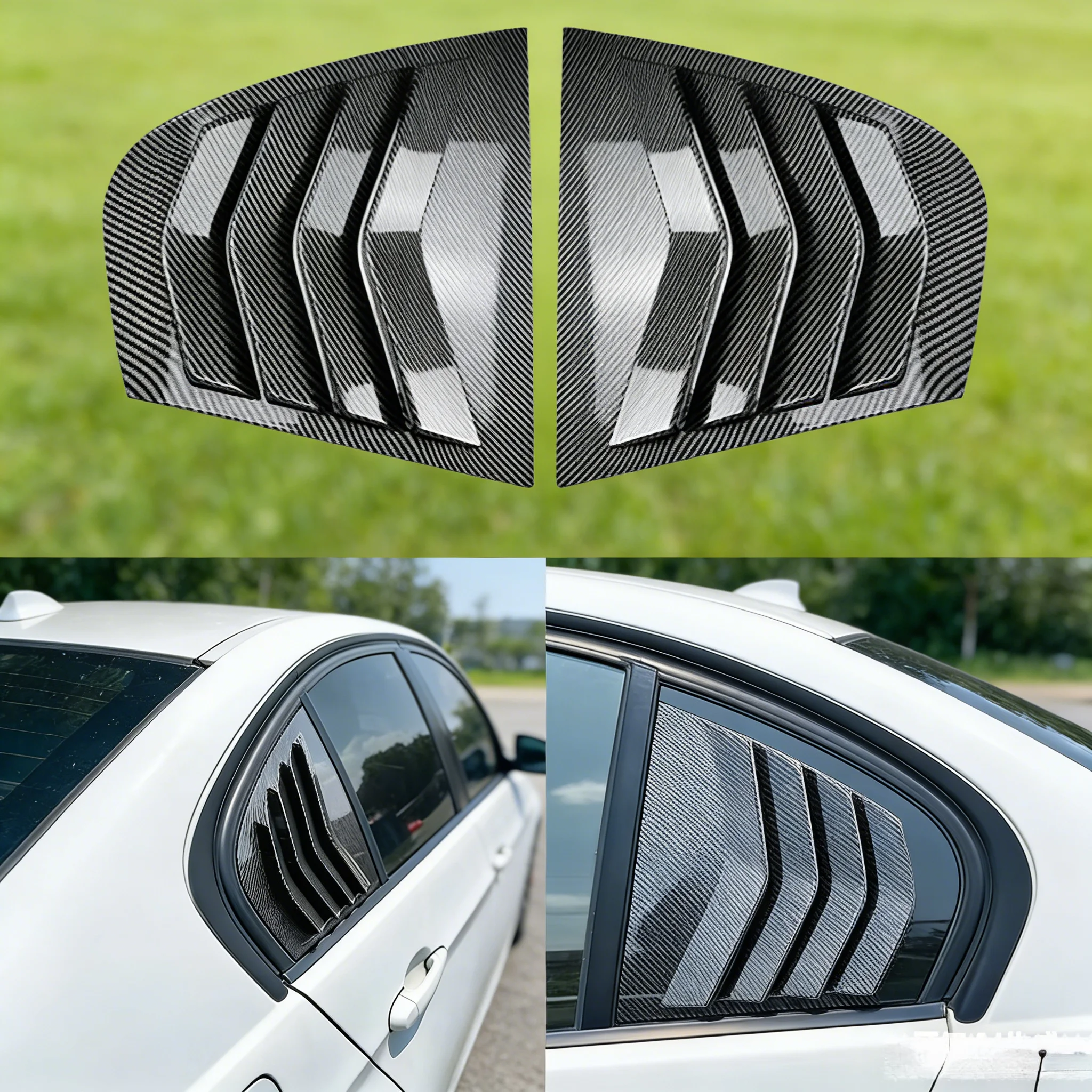 

Накладки на задние боковые окна (жалюзи) для BMW 3-й серии E90 M3 седан/универсал 2005-2011