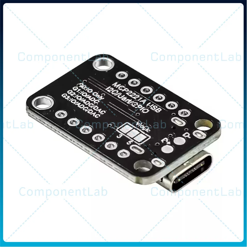 MCP2221A Module, General USB to GPIO Interface Converter, USB to UART I2C Adapter