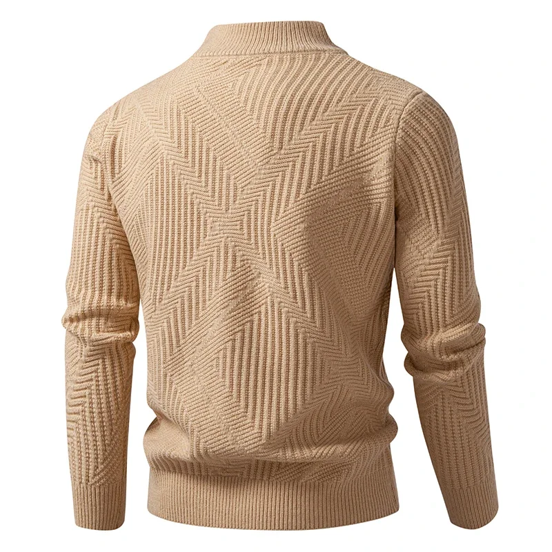 

Men's Cardigans Thick Warm Fashion Long Sleeved Casual Pullover Knitted Sweater Men Tops