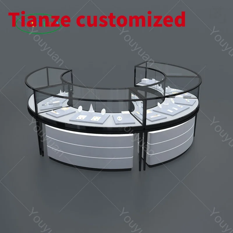 (customized)Watch display cabinet jewellery showroom furniture design jewelry counter display jewelry showcase sale