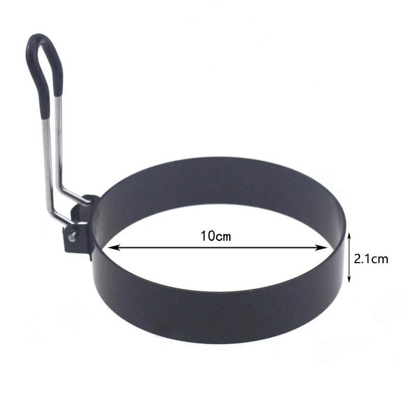 1/4Pcs Stainless Steel Egg Rings Nonstick Frying Egg Molds Round Cooker Ring for Griddle Breakfast Fried Egg Shaper Tool