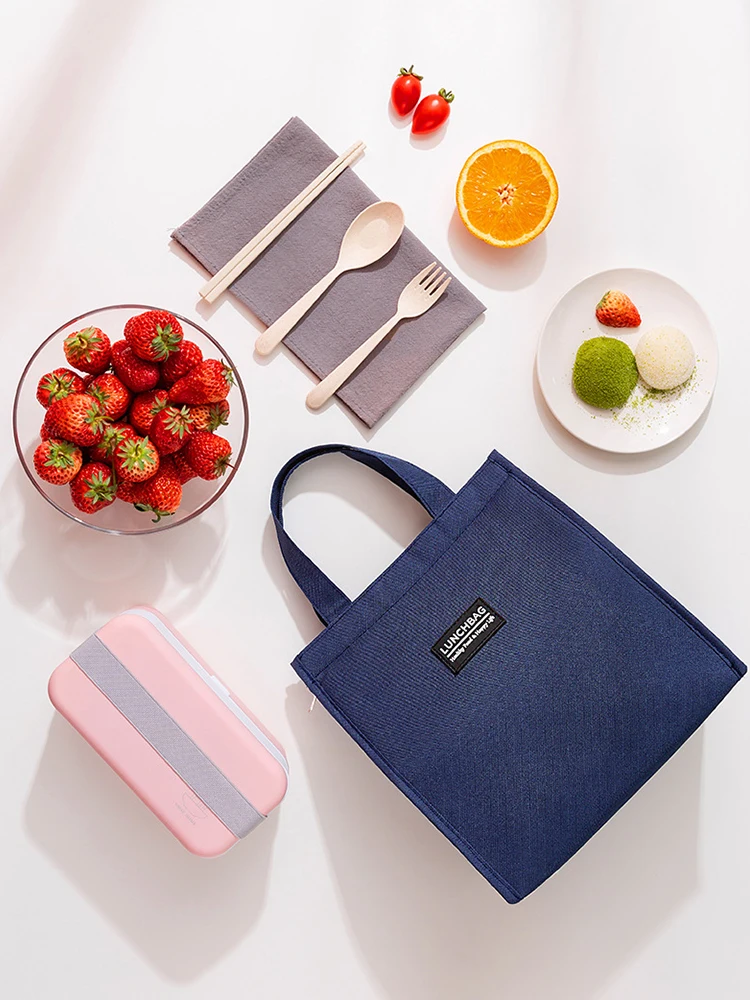 Tragbare Isoliertasche mit großer Kapazität, Lunchtasche für Studenten und Arbeit – Detail 2