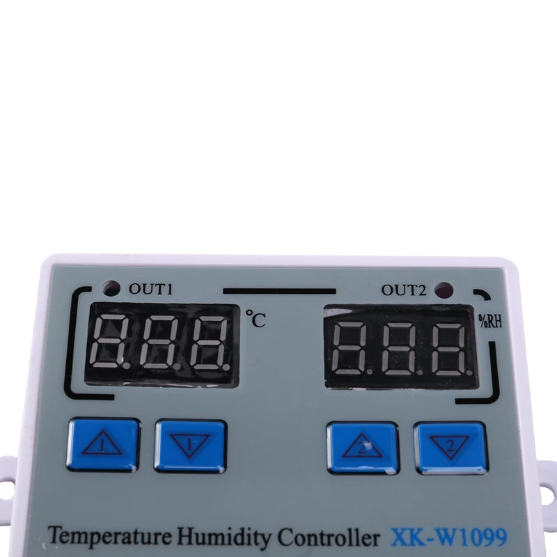 XK-W1099 Dual Digital Thermostat Humidistat Egg Incubator Temperature Humidity Controller Regulator Thermometer Hygrometer