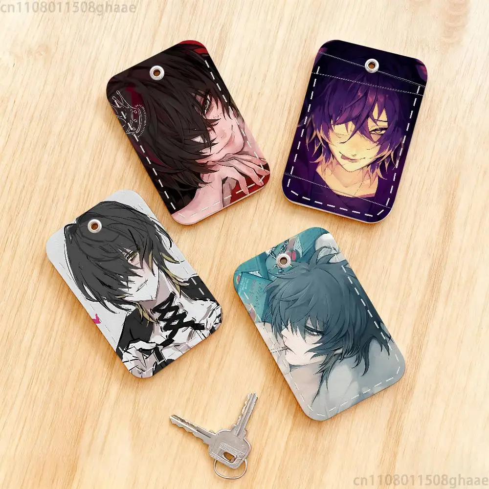 Slow Damage Anime Personalised Print Card Holder Suitable For Holder Girls Door Card Case Women Badge Holder Keychain