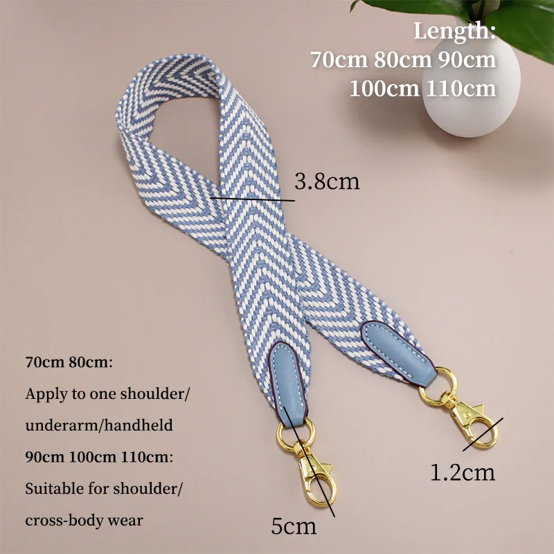 TINBERON Bags Accessories Shoulder Strap High Quality Canvas Wide Bag Strap Suitable for Luxury Handbags Bag Replacement Straps