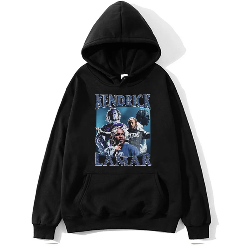 

Rapper Kendrick Lamar Graphic Hoodies Long Sleeve Vintage Hip Hop Oversized Men Women Autumn/Winter Cool Hoodie Streetwear Male