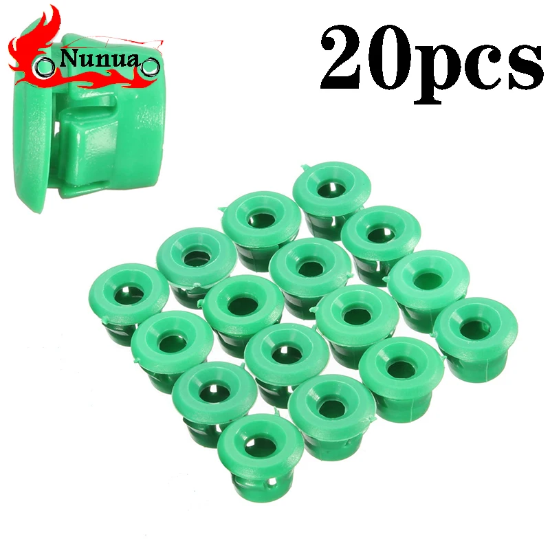 20Pcs Side Sill Skirts Moulding Grommet Clips Fixings Grommet Nuts For BMW E30 E32 E36 E46 E60 E61 E63 E64 E65 E66 E83 E87 E90