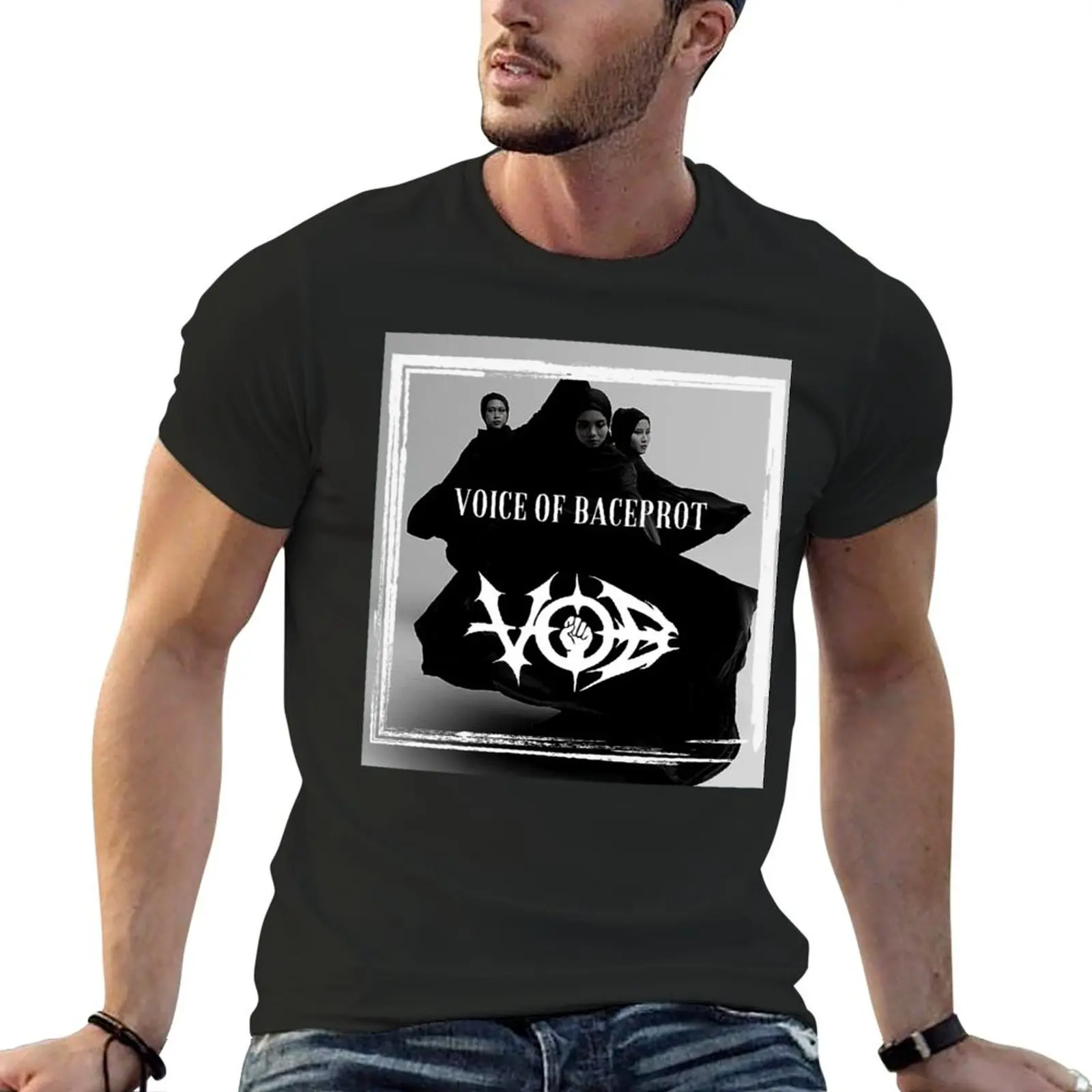 

VOB Voice Of Baceprot Active T-shirt funnys vintage clothes plain white t shirts men