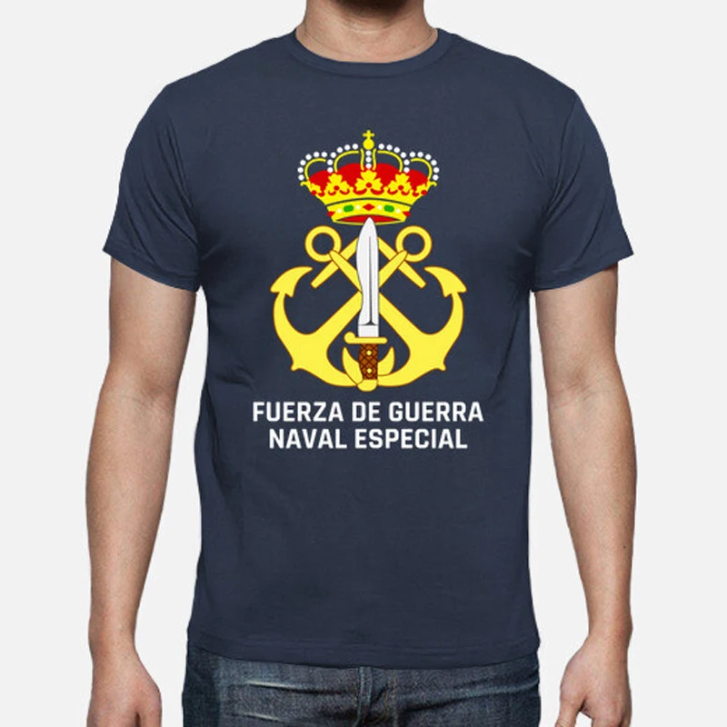 Camiseta Fuerza De Guerra Naval Especial. 100% Algodón, De Alta Calidad, De Gran Tamaño, Casual