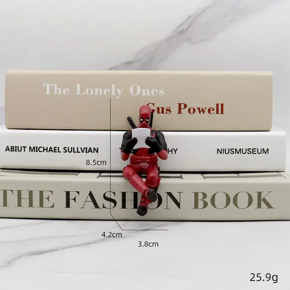 أنيمي ديدبول عمل الشكل سيارة الديكور الداخلي اللعب يجلس نموذج X-Men تمثال صغير قلادة اكسسوارات السيارات الاطفال هدية #5