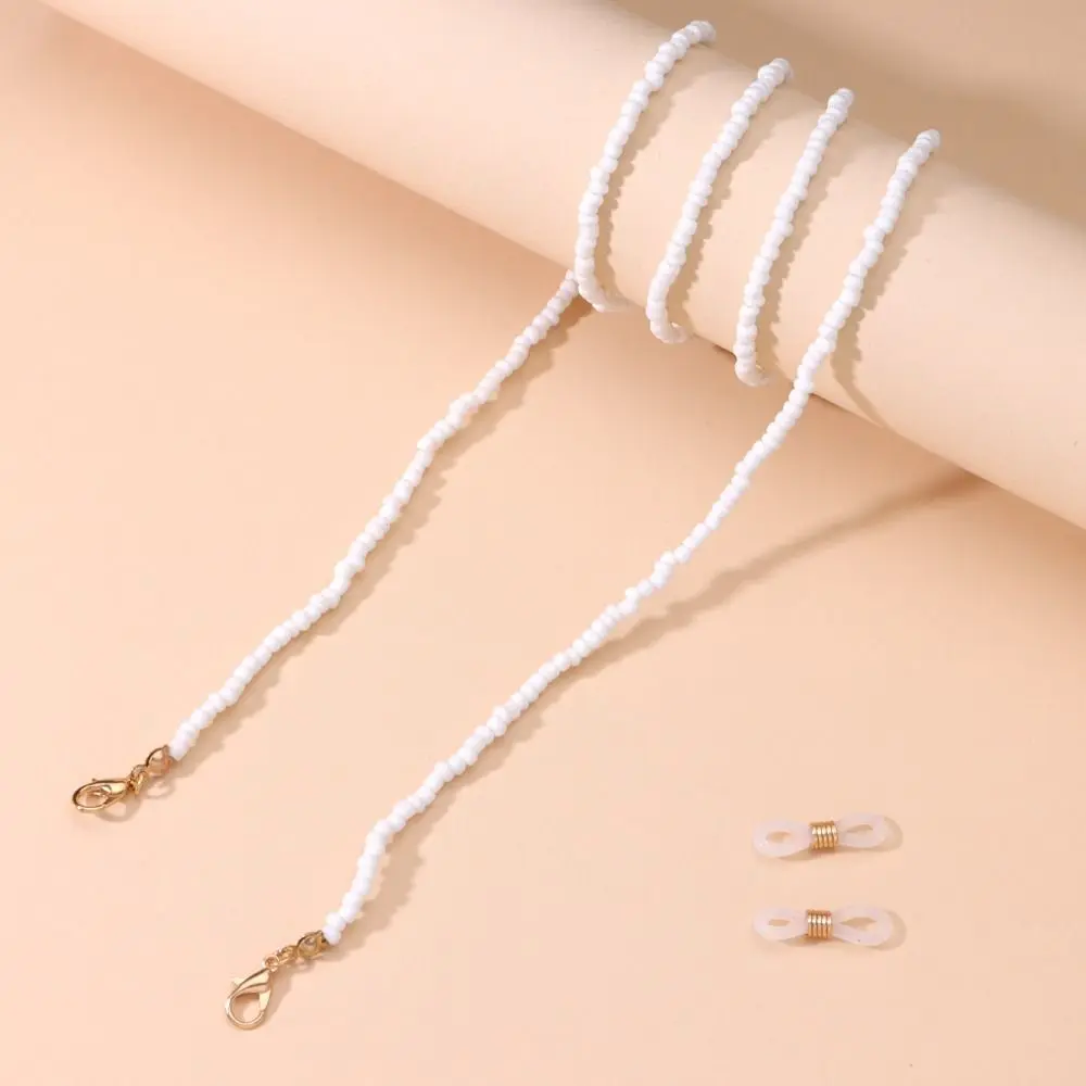 Metal Chain Colorful Bead Glasses Chain Colorful Bohemia Style Sunglasses Chains Neck Strap String Hanging Neck Eyeglass Lanyard