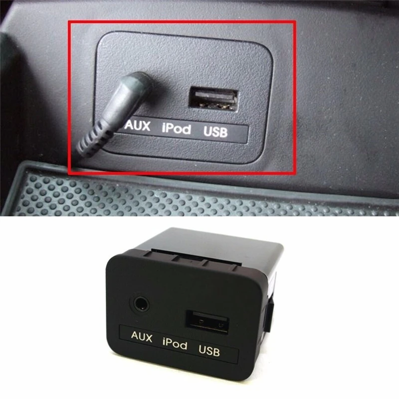 

961203r100 Aux IPOD Audio Jack Assy Black OEM Parts For KIA 2010-2013 Cadenza K7